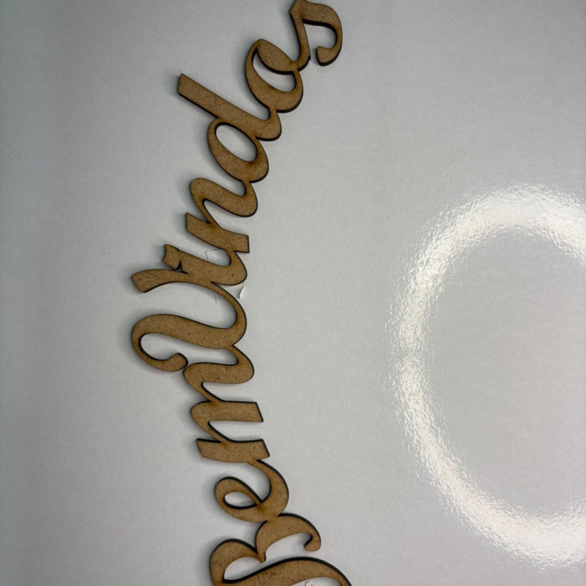 BEM-VINDOS CURVADO - 20cm