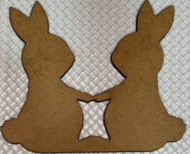 Coelho Duplo de 10 cm 