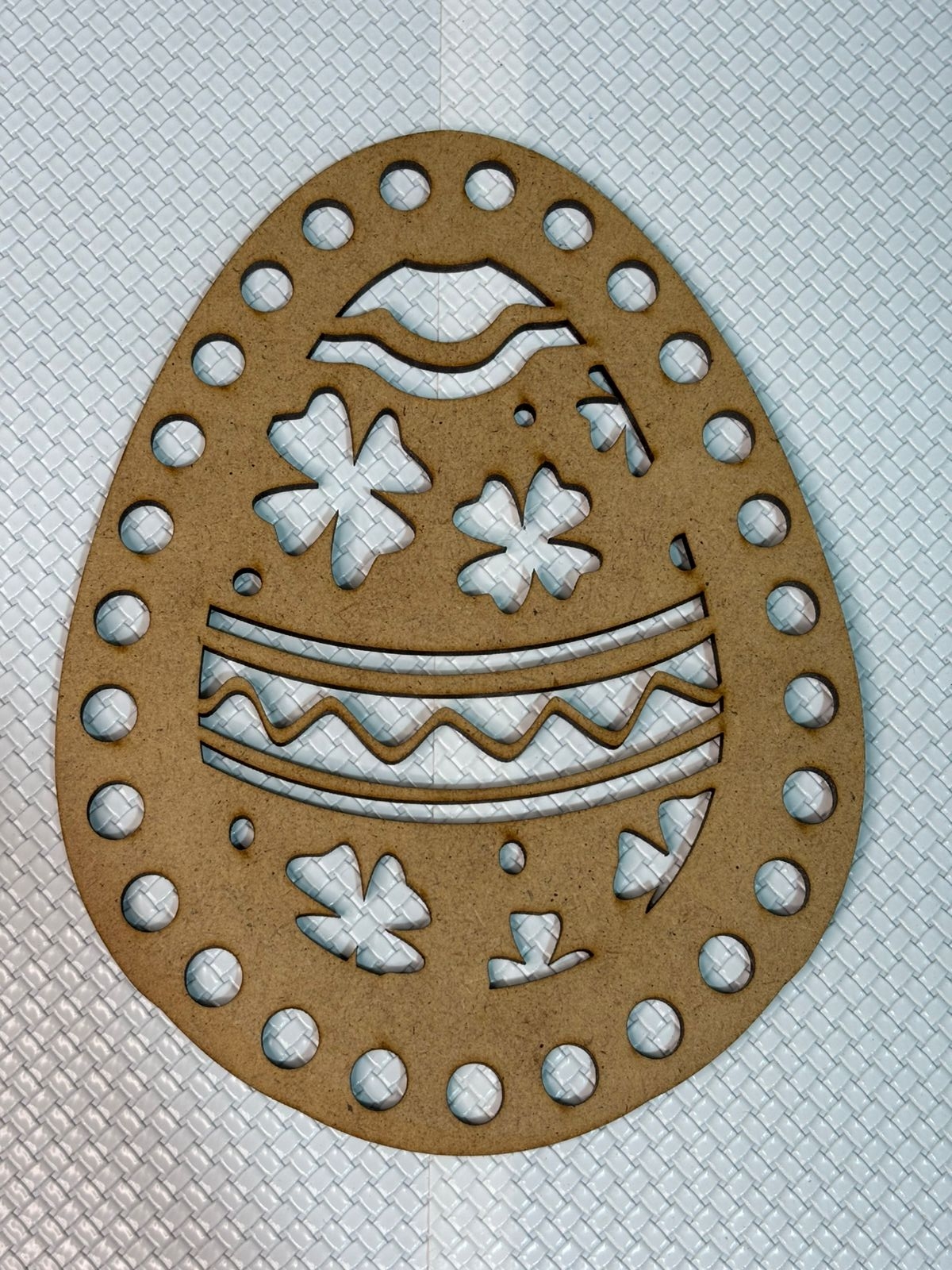 Ovo base croche 6mm 8 cm